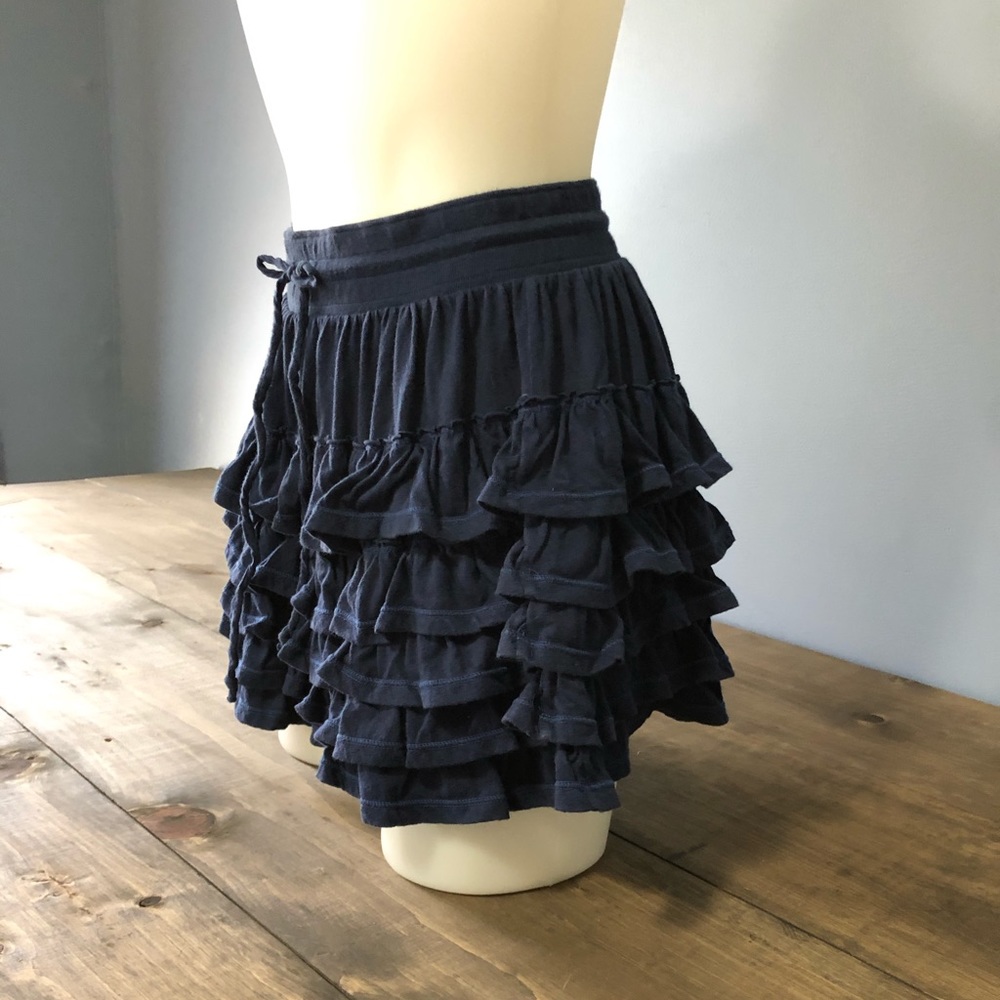 Blue Ruffle Skirt - Picture 3 of 4